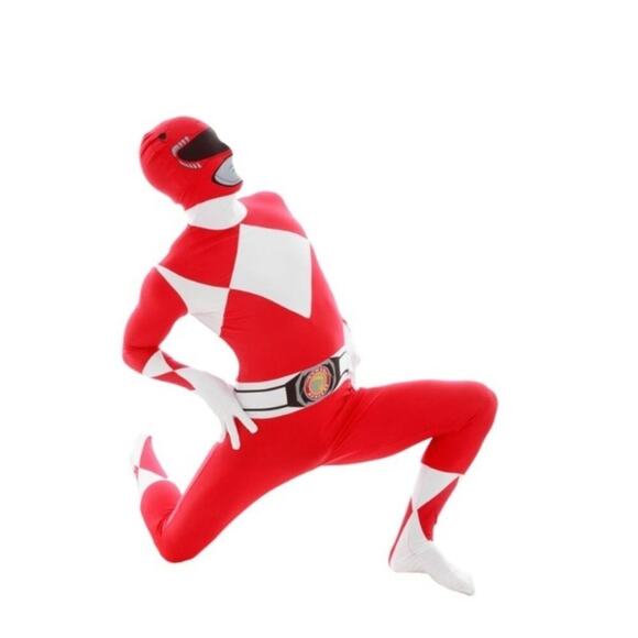 Power Rangers: Red Ranger Morphsuit Costume for Men NWT XXL - Picture 3 of 4
